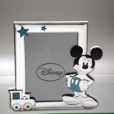Cornici in argento: Cornice Micky Mouse Treno 13x18