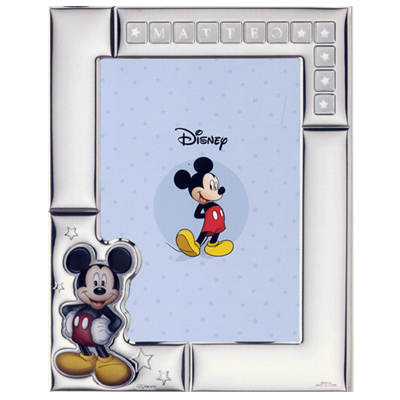 Cornici in argento: Cornice Linea Disney MICKEY MOUSE rett letterine 13x18