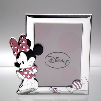 Cornici in argento: Cornice Linea Disney - Minnie con Caramelle Rosa 13x18