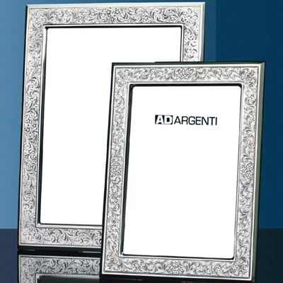 Vinani Medaglione In Argento 925 Con Catela Fiorentina - Ciondolo Apribile Lucido - Gioiello Anallergico Made In Italy