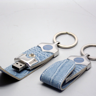 Cornici in argento: Portachiave Usb 8GB Similpelle Jeans cm.8