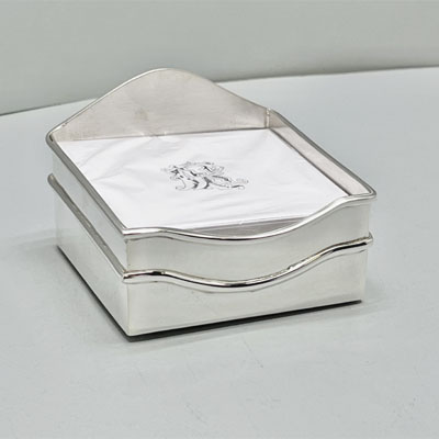 Cornici in argento: PORTA NOTES 9X9cm