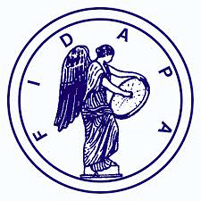Cornici in argento: FIDAPA logo Moneta in Fusione