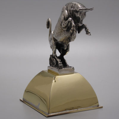 Cornici in argento: Statua del Toro in  Argento Simbolo della Citta' Torino 