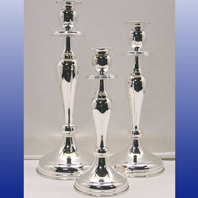 Cornici in argento: Monocandeliere Inglese Argento H.22