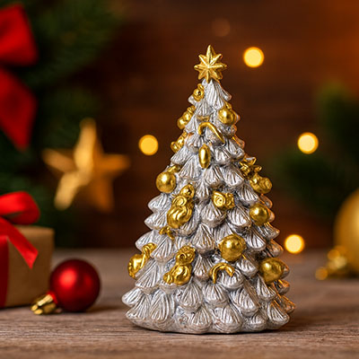 Cornici in argento: Albero di Natale Argento Carillon h.21 - 3445 - 