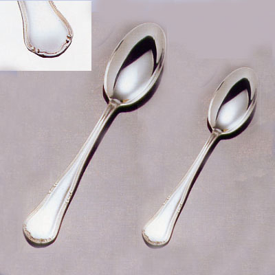 Cornici in argento: Cucchiaino Moka Barocco Milanese cm.10