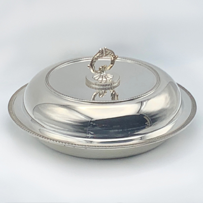Cornici in argento: Legumiera tonda Argento 800 d.28cm Stile Impero