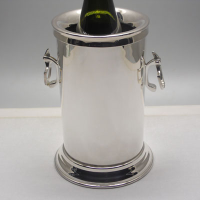 Cornici in argento: Porta Bottiglia Glacette Liscio Sheffield h.cm.21