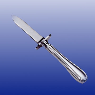 Coltello apri ostriche in argento